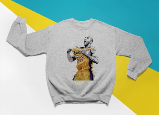 Retro Pullover Sweatshirt Unofficial Kobe Black Mamba Vintage Aesthetic Illustration