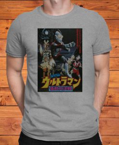 Retro Ultraman Poster Inspired by Japanese Movie Vintage Super Soft T-shirt