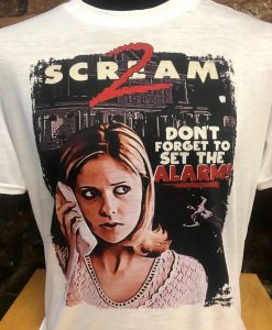 Scream 2 - White T-Shirt. Cici, Sarah Michelle Gellar. Men's & Women's all sizes