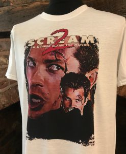 Scream 2 - White T-Shirt. Mickey Altieri. Timothy Olyphant. Men's & Women's all sizes