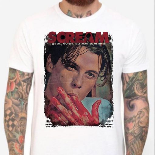 Scream Movie T-shirt. Billy Loomis - Skeet Ulrich. Men's & Women's all sizes