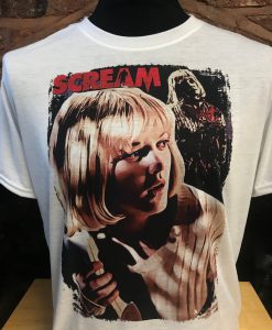 Scream T-Shirt! Drew Barrymore, Casey Becker. 90's Horror.