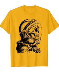 Space Vacation Funny NASA Astronaut Skull Beer On The Moon Chilling Awesome Funny Comedy Celebration T Shirt