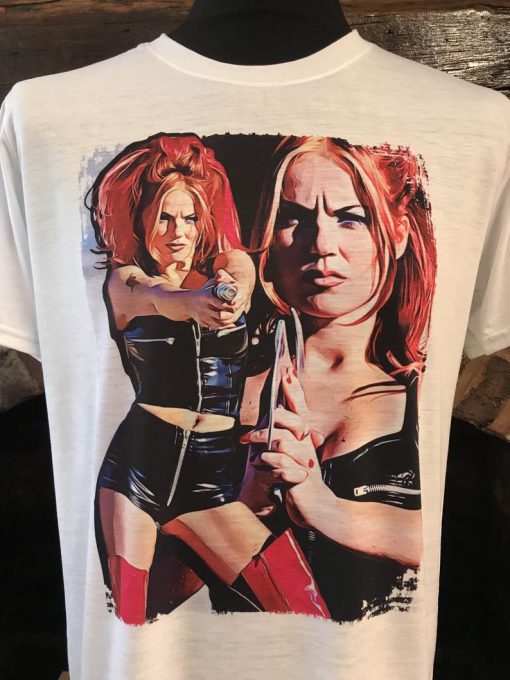 Spice Girls - Geri Halliwell White T Shirt! 90's, Spiceworld, Geri, Men's & Women's all sizes. Say you'll be there.