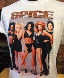 Spice Girls - White T Shirt! 90's, Spiceworld, Geri, Victoria, Emma, Mel B, Mel C. Men's & Women's