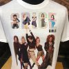 Spice Girls - White T Shirt! 90's, Spiceworld, Geri, Victoria, Emma, Mel B, Mel C. Men's & Women's all sizes. 2 become 1