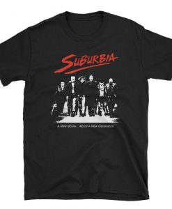 Suburbia 1983 Movie T-Shirt, Punk Movie, TSOL, The Vandals, DI, Circle Jerks, Black Flag, X, Minor Threat, Ramones