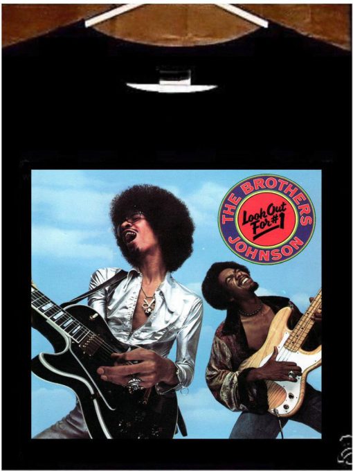 The Brothers Johnson T Shirt; The Brothers Johnson Look Out For #1 Tee Shirt