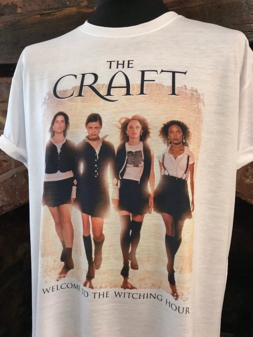 The Craft Custom made White T shirt. Women's, Men's All sizes! Neve Campbell, Fairuza Balk. 90's. Witches. Witchcraft