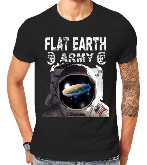 The Earth Is Flat Flat Earther NASA Conspiracy Theory Religious Cool Celebration Of Being Woke For The Truth TShirts