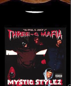 Three 6 Mafia T Shirt; Three-6 Mafia Mystic Stylez T Shirt