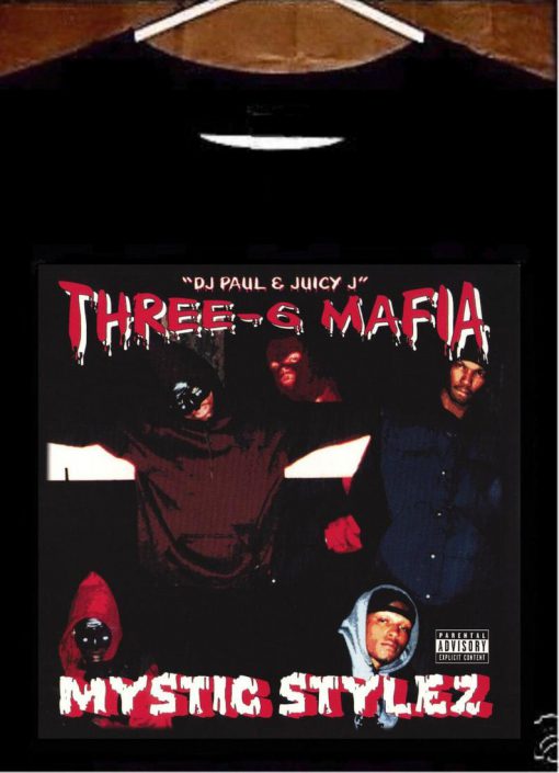 Three 6 Mafia T Shirt; Three-6 Mafia Mystic Stylez T Shirt