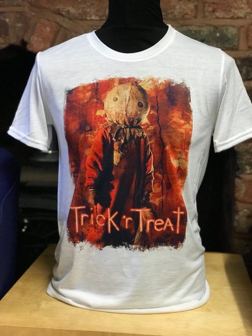 Trick 'r Treat - Sam white t shirt. Halloween, horror. Men's & Women's