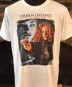 Urban Legend - white t shirt. Rebecca Gayheart as Brenda Bates. Men's & Women's all sizes