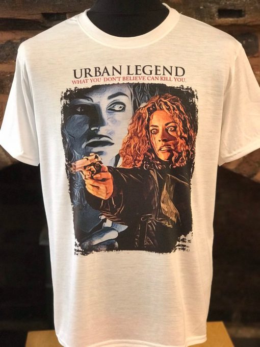 Urban Legend - white t shirt. Rebecca Gayheart as Brenda Bates. Men's & Women's all sizes