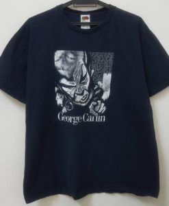 Vintage 00s GEORGE CARLIN jesus is coming look busy rare hype dope swag style t shirt