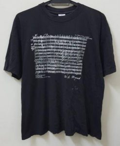 Vintage 90s WOLFGANG AMADEUS MOZART a little serenade t shirt distressed rare hype dope swag t shirt