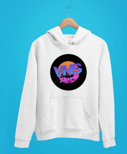 Vintage Unofficial VHS Dreams 80s Aesthetic Retro LP Illustration Hoodie