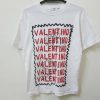 Vintage VALENTINO GARAVANI italian designer beachwear spell out noce design made in italy luxury rare hype dope swag style t shirt