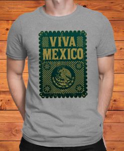 Viva Mexico Banderin Retro Mexican Super Soft Shirt