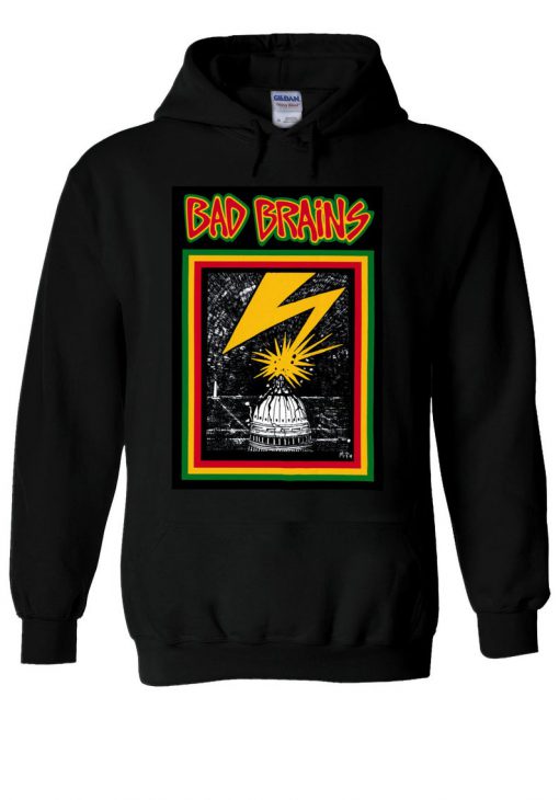 Bad Brains American HardcBad Brains American Hardcore Punk Band Hoodieore Punk Band Hoodie