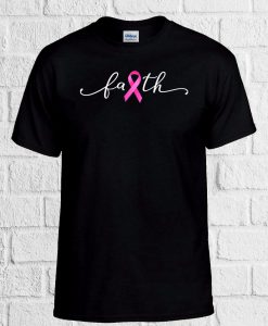 Breast Cancer Pink Ribbon Think Pink Awareness Support T Shirt