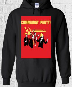 Communist Party Banksy Lenin Stalin Hoodie