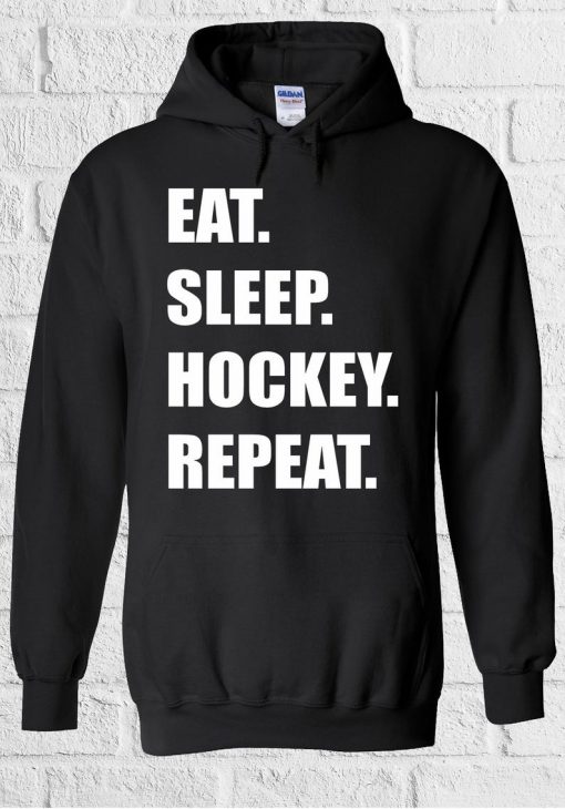 Eat Sleep Hockey Repeat Hoodie