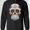 Floral Death Mexican Skull Novelty Hoodie