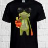 Frog Funny Cocktail Hipster Funny T Shirt Men Women Unisex