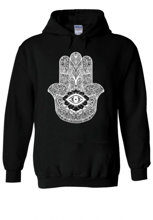 Hamsa Hand Khamsa Defend Evil Eye Hoodie