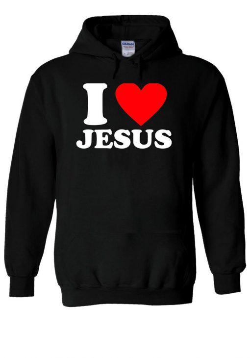 I Love Jesus Christians Hoodie