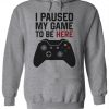 I Paused My Game To Be Here Hoodie