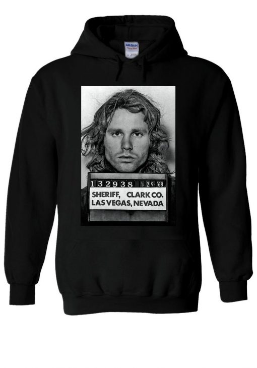 Jim Morrison Mugshot Hoodie