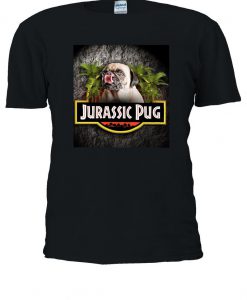 Jurassic Pug Funny Parody Urban T-shirt