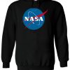 Nasa Geek Nerd Retro Astronaut Logo Hoodie