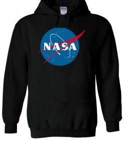 Nasa Geek Nerd Retro Astronaut Logo Hoodie