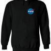 Nasa National Space Pocket Logo Hoodie