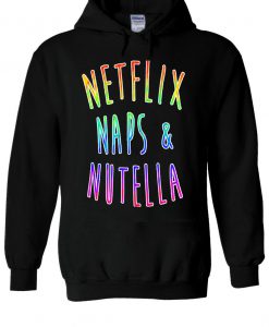 Netflix Naps & Nutella Colourful Hoodie