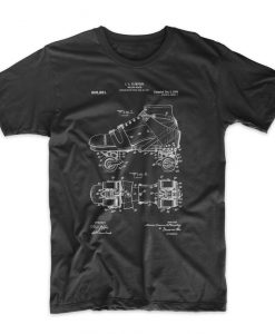 Roller Skate Patent T-Shirt 1908