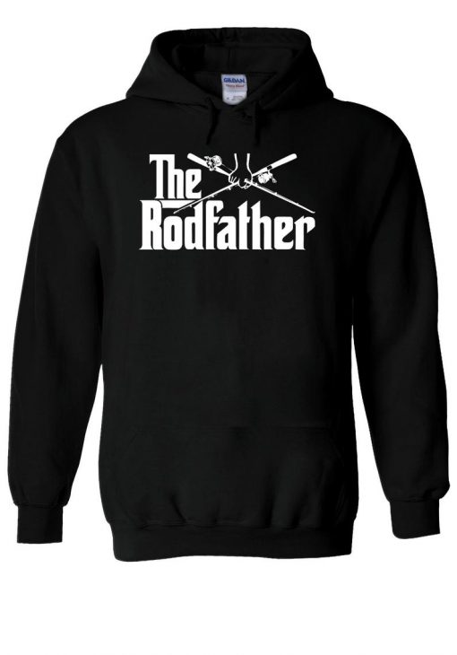 The Rodfather Funny Movie Parody Fishing Hoodie