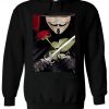 V For Vendetta Anonymous Mask Guy Hoodie