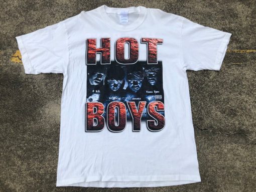 VTG Hot Boys We on Fire 1999 Guerrilla Warfare Album Promo T-Shirt