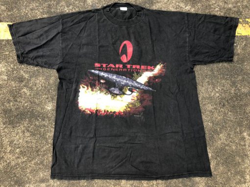 VTG Star Trek Generations 1994 Movie Promo T-Shirt