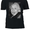 Albert Einstein Funny Jokes Stick Out Tongue T-shirt