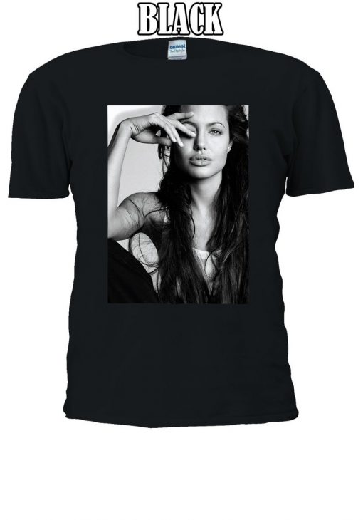 Angelina Jolie Sexy Actress Naked T-shirt