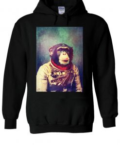 Astronaut Monkey Chimpanzee Space Hoodie