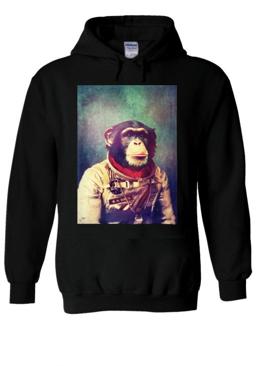 Astronaut Monkey Chimpanzee Space Hoodie