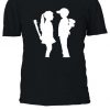 Banksy Girl and Boy Relationship T-shirt