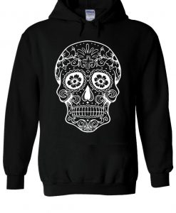 Calavera Sugar Skull Hipster Tumblr Hoodie